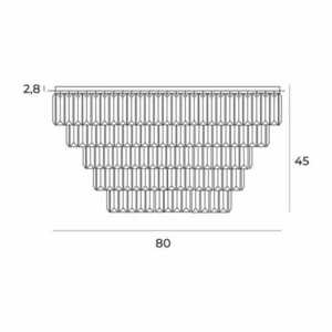 Plafon Max Light Monaco C0224 złoty 16xG9 80 cm 2 Plafon Max Light Monaco C0224 złoty 16xG9 80 cm small 2