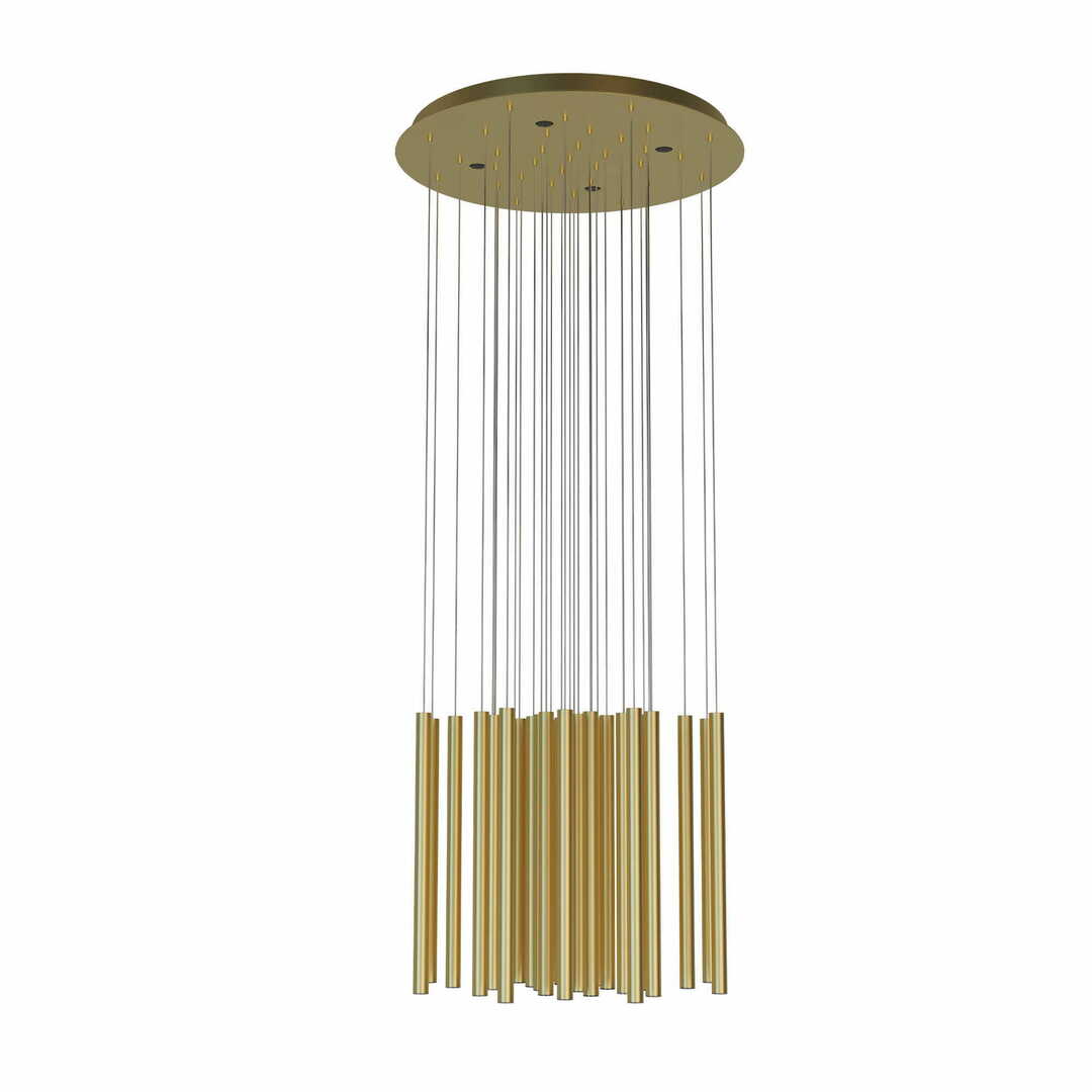 Sprawdź Lampa wisząca Max Light Organic P0476D złota szczotkowana 62 cm LED 3000K Lampa wisząca Max Light Organic P0476D złota szczotkowana 62 cm LED 3000K