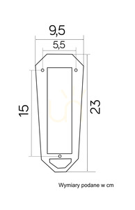 Kinkiet zewnętrzny SU-MA Kule Classic czarny patyna K 3012/1/K 300 U small 3