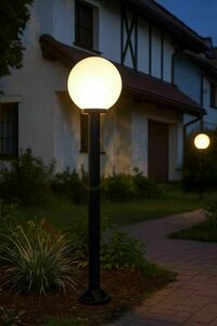 Lampa ogrodowa stojąca SU-MA Kule czarna 70 cm K 5002/3/K 200 small 2