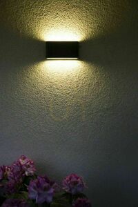 Kinkiet zewnętrzny SU-MA Slim czarny LED 11W IP54 M1016 BL small 3