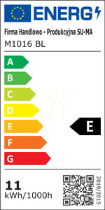 Kinkiet zewnętrzny SU-MA Slim czarny LED 11W IP54 M1016 BL small 5