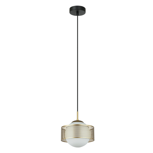 Sprawdź Lampa wisząca Italux złota szklana E27 25 cm PND-55456-1L-GD