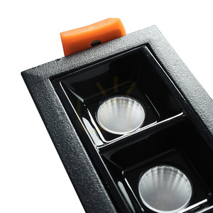 Lampa liniowa LED podtynkowa 30 W 3000 K czarna JDL-15T small 4