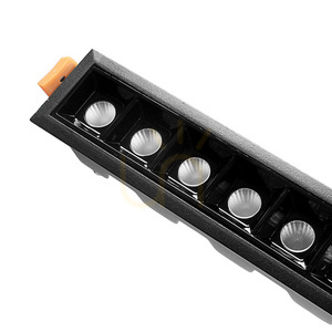Lampa liniowa LED podtynkowa 30 W 3000 K czarna JDL-15T small 6