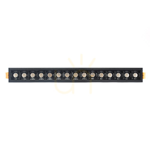 Lampa liniowa LED podtynkowa 30 W 3000 K czarna JDL-15T small 0