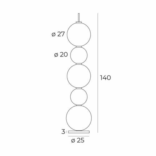 Sprawdź Lampa podłogowa Max Light Tama F0058 czarno-biała 140 cm LED 25W