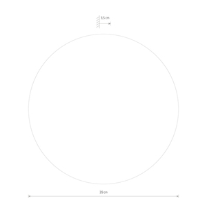 Kinkiet lustrzany Nowodvorski RING MIRROR LED L 10278, 39 cm small 1