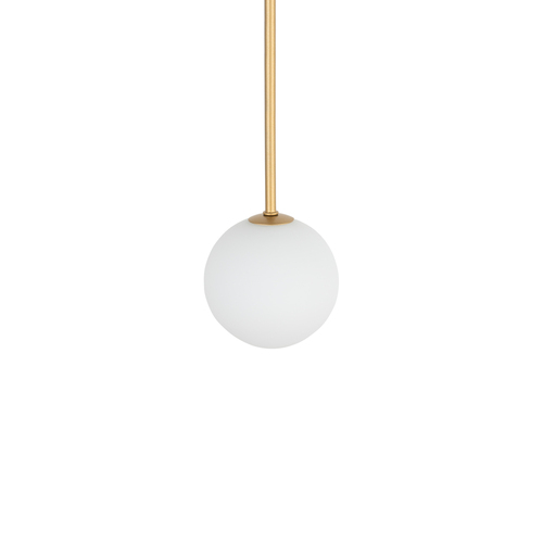 Sprawdź Lampa wisząca Nowodvorski KIER L 10308 satynowozłota z białym szkłem 1×G9 15 cm