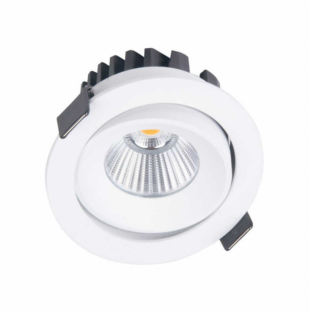 Obejrzyj Oprawa wpuszczana Max Light Cyklop H0094 biała 12W LED IP65 3000K 6 cm Oprawa wpuszczana Max Light Cyklop H0094 biała 12W LED IP65 3000K 6 cm