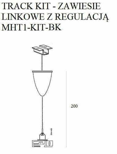Sprawdź Zawiesie linkowe Max Light MAX 2 m czarne MHT1-KIT-BK