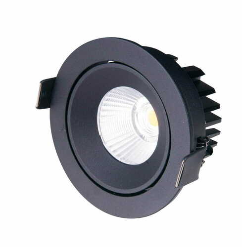 Sprawdź Oprawa wpuszczana Max Light Cyklop H0095 czarna LED 12W IP65 3000K