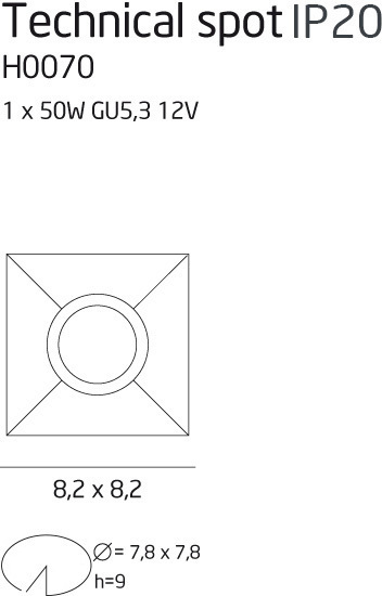 Zobacz Oprawa wpuszczana Max Light Technical H0070 kremowa aluminium IP20 1x50W Oprawa wpuszczana Max Light Technical H0070 kremowa aluminium IP20 1x50W