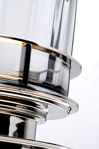 Lampa stołowa Arno - 1 źródło światła - Polerowany nikiel i przydymione szkło Quintiesse small 2