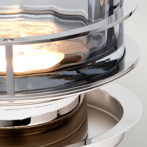 Lampa stołowa Arno - 1 źródło światła - Polerowany nikiel i przydymione szkło Quintiesse small 4