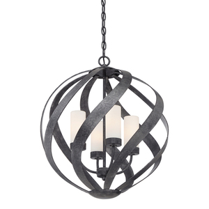 Latarnia wisząca Blacksmith - 4 źródła światła Quintiesse small 3