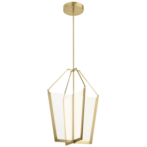 Duża lampa wisząca LED Quintiesse Calters QN-CALTERS-P-L-CG szampańskie złoto small 0