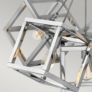 Lampa wisząca Ensemble - 5 źródeł światła - Polerowany nikiel Quintiesse small 4