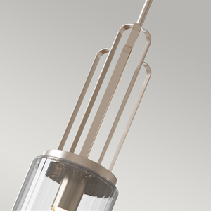 Lampa wisząca Kimrose - 1 źródło światła - Polerowany nikiel Quintiesse small 2
