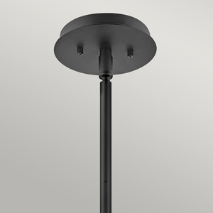 Lampa wisząca/ Półplafon Lotus - 1 źródło światła - Czarna Quintiesse small 1