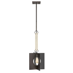 Lampa wisząca Ludlow - 1 źródło światła - Grafit Quintiesse small 0