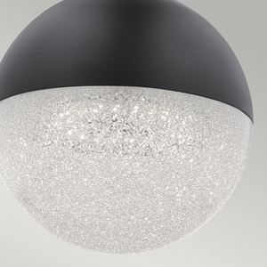 Mała lampa wisząca LED Moonlit - Matowa czerń Quintiesse small 2