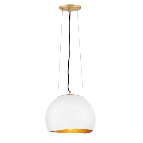 Sprawdź Lampa wisząca Quintiesse Nula QN-NULA-1P biała/złota 1 × E27
