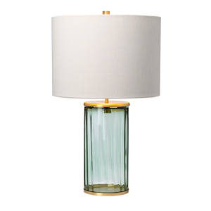 Lampa stołowa Reno - 1 źródło światła - Zielone/ Stary mosiądz  Quintiesse small 1