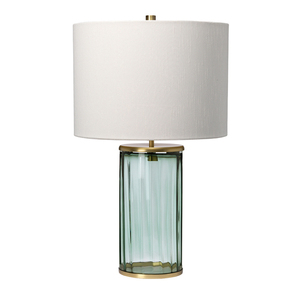 Lampa stołowa Reno - 1 źródło światła - Zielone/ Stary mosiądz  Quintiesse small 0