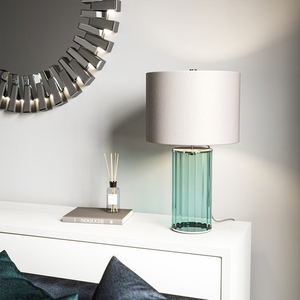Lampa stołowa Reno - 1 źródło światła - Zielone/ Polerowany nikiel  Quintiesse small 4