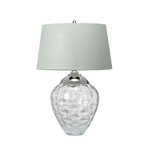 Lampa stołowa Samara - 2 źródła światła - Bezbarwne szkło  Quintiesse small 1