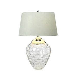 Lampa stołowa Samara - 2 źródła światła - Bezbarwne szkło  Quintiesse small 2