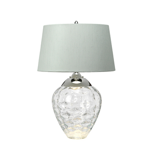 Lampa stołowa Samara - 2 źródła światła - Bezbarwne szkło  Quintiesse small 0