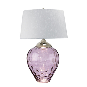 Duża lampa stołowa Samara - 2 źródła światła - Śliwkowa  Quintiesse small 0