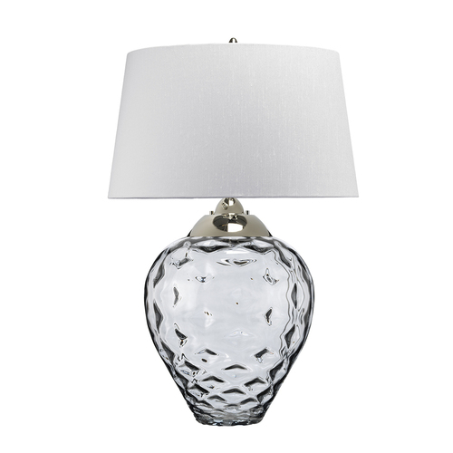 Sprawdź Duża lampa stołowa Quintiesse SAMARA QN-SAMARA-TL-LRG-SMK przydymione szkło E27 + GU10 78,7 cm