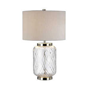 Lampa stołowa Sola - 1 źródło światła - Srebrny abażur Quintiesse small 1