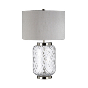 Lampa stołowa Sola - 1 źródło światła - Srebrny abażur Quintiesse small 0