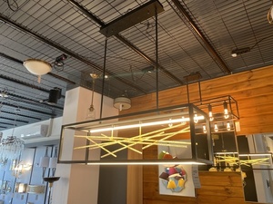 Podłużna lampa wisząca LED Styx Quintiesse small 4
