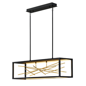 Podłużna lampa wisząca LED Styx Quintiesse small 0