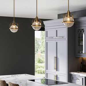 Lampa wisząca/ Plafon Triocent - 1 źródło światła - Naturalny mosiądz Quintiesse small 7