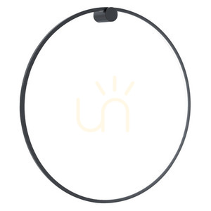 Kinkiet ring Milagro SATURNO czarny LED 46W 2500lm 4000K IP44 80 cm ML8852 small 0