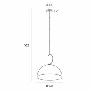 Plafon Max Light Twenty P0463 czarny złoty 40 cm E27 small 1