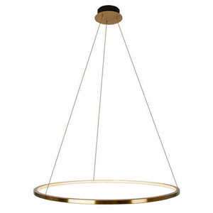 Lampa wisząca Max Light Queen P0493 50 cm złoty szczotkowany LED small 0