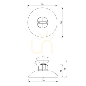 Lampka Biurkowa Felix Black/Gold 1x E27 small 4