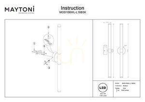 Kinkiet AXIS MOD106WL-L16B3K Maytoni small 8