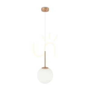 Lampa wisząca Maytoni Basic form MOD321PL-01G3 złota, kula 20 cm, E14 small 1
