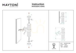 Kinkiet DYNAMICS MOD326WL-02MG Maytoni small 8