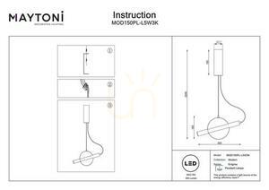 Lampa wisząca ENIGMA MOD150PL-L5W3K Maytoni small 7