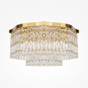Plafon kryształowy Maytoni DUNE DIA005CL-06G złoty 6xE14 45 cm small 0