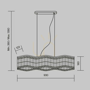 Lampa wisząca DUNE DIA005PL-06G Maytoni small 10